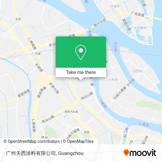 广州关西涂料有限公司 map