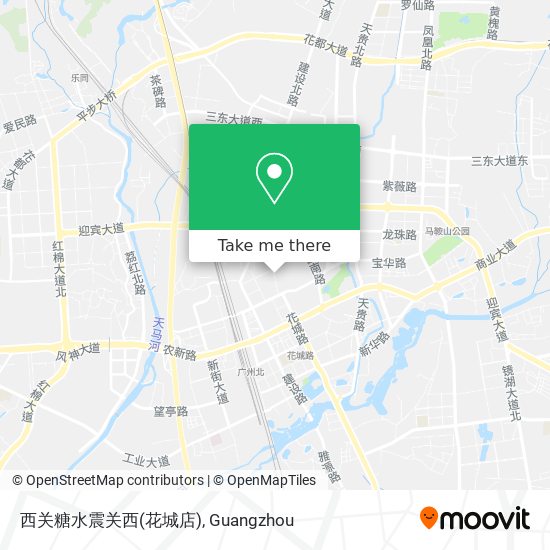 西关糖水震关西(花城店) map