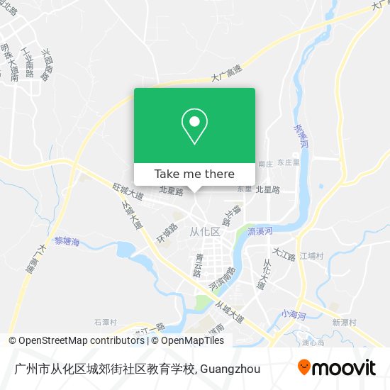 广州市从化区城郊街社区教育学校 map