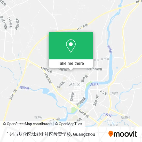 广州市从化区城郊街社区教育学校 map