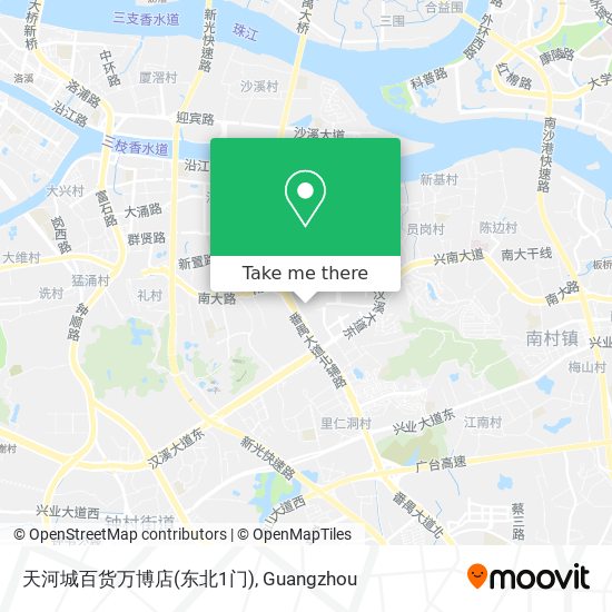 天河城百货万博店(东北1门) map
