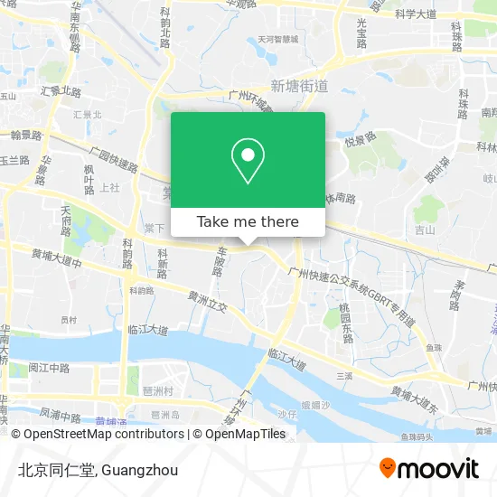 北京同仁堂 map