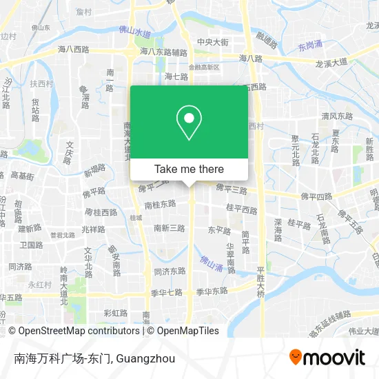 南海万科广场-东门 map