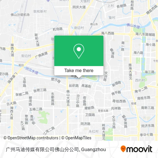 广州马迪传媒有限公司佛山分公司 map