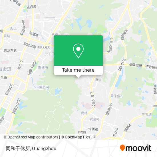 同和干休所 map