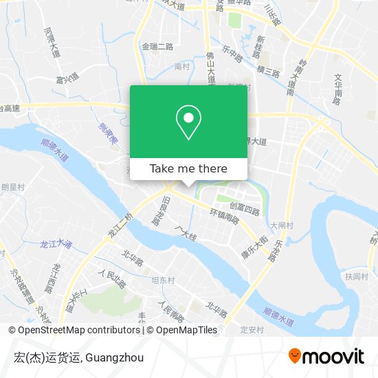 宏(杰)运货运 map