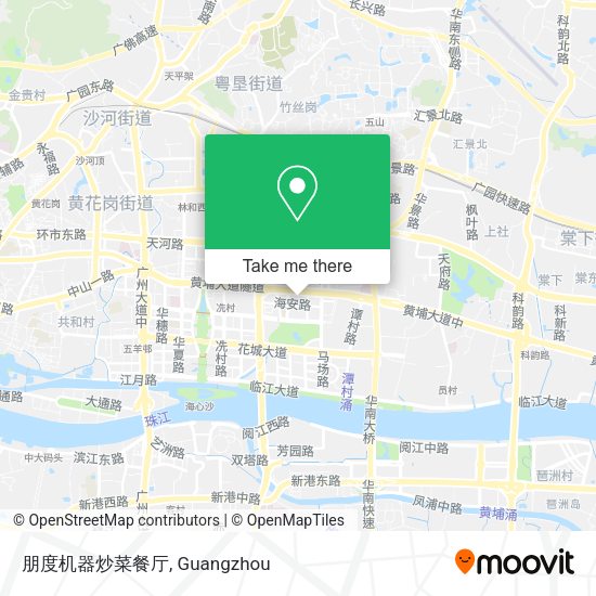 朋度机器炒菜餐厅 map
