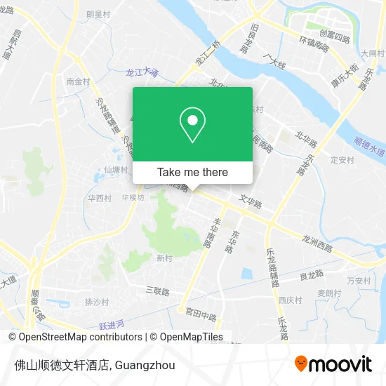 佛山顺德文轩酒店 map