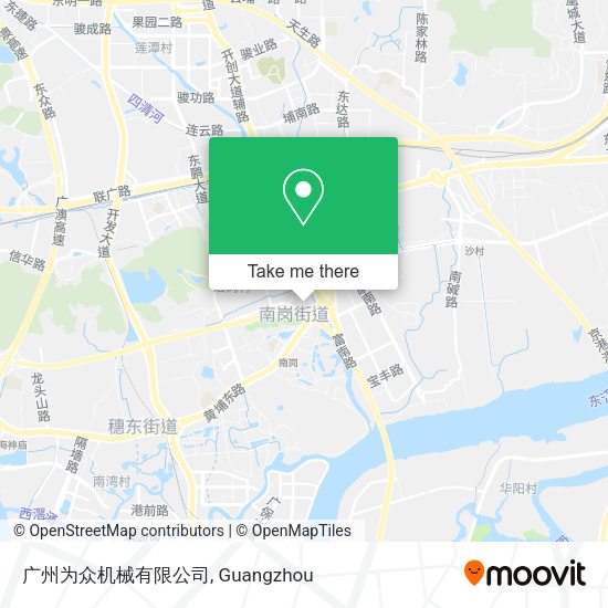广州为众机械有限公司 map