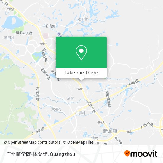 广州商学院-体育馆 map