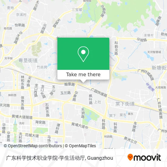 广东科学技术职业学院-学生活动厅 map
