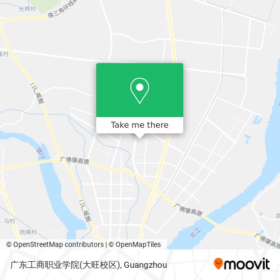 广东工商职业学院(大旺校区) map