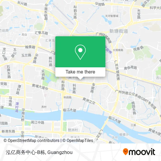 泓亿商务中心-B栋 map
