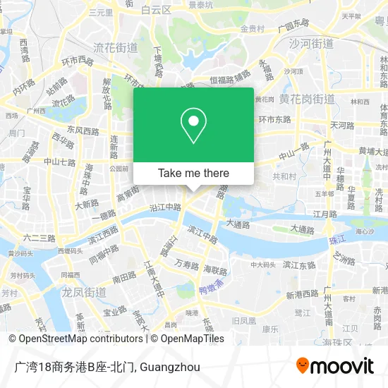 广湾18商务港B座-北门 map