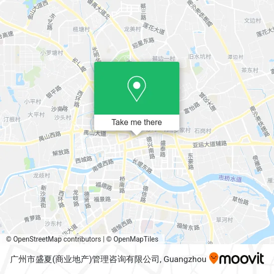 广州市盛夏(商业地产)管理咨询有限公司 map
