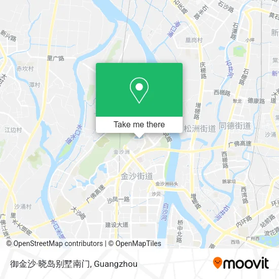 御金沙·晓岛别墅南门 map