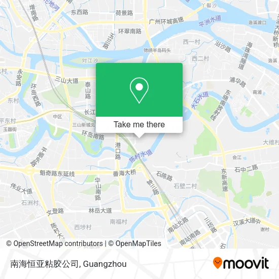 南海恒亚粘胶公司 map