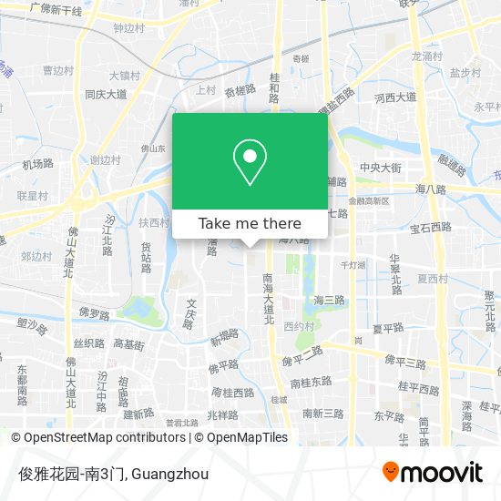 俊雅花园-南3门 map