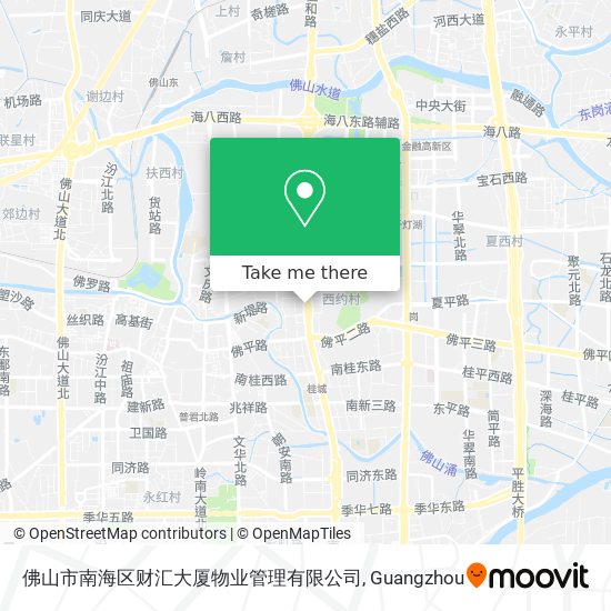 佛山市南海区财汇大厦物业管理有限公司 map