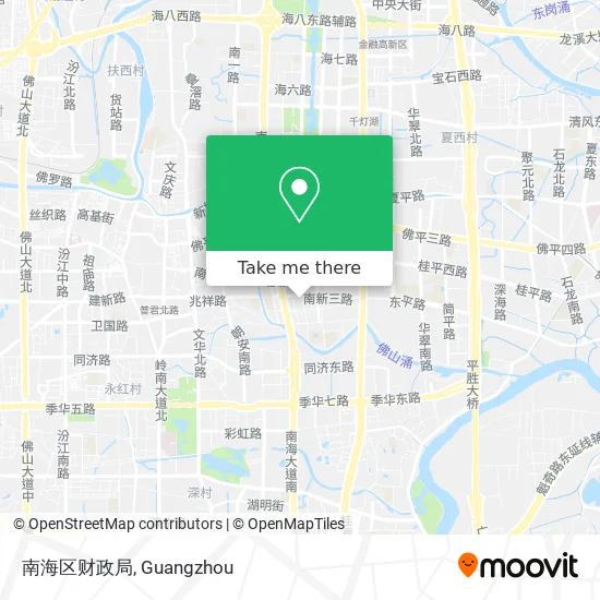 南海区财政局 map