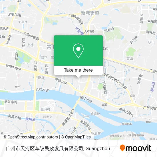 广州市天河区车陂民政发展有限公司 map