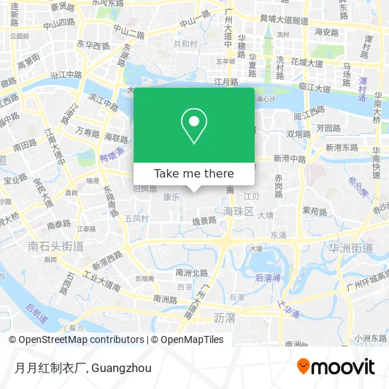 月月红制衣厂 map