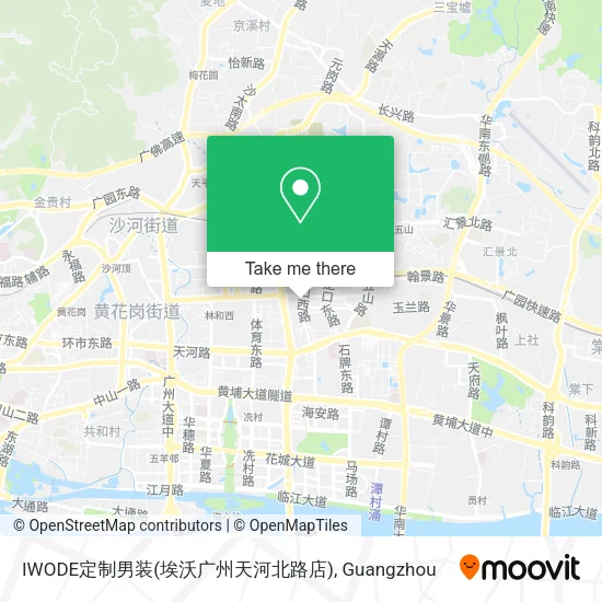IWODE定制男装(埃沃广州天河北路店) map