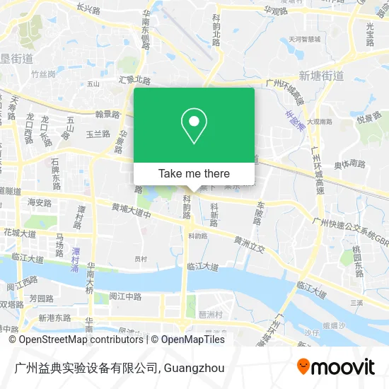 广州益典实验设备有限公司 map