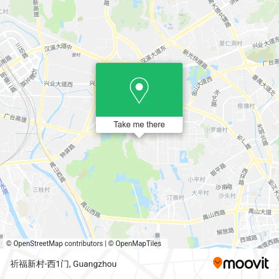 祈福新村-西1门 map