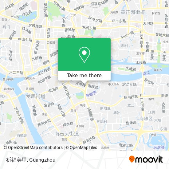 祈福美甲 map