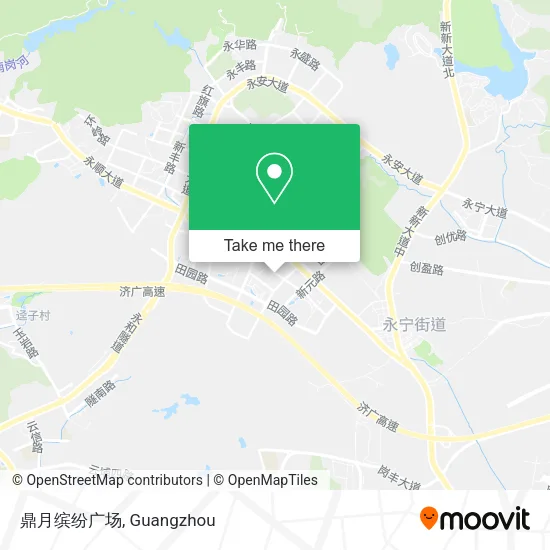 鼎月缤纷广场 map