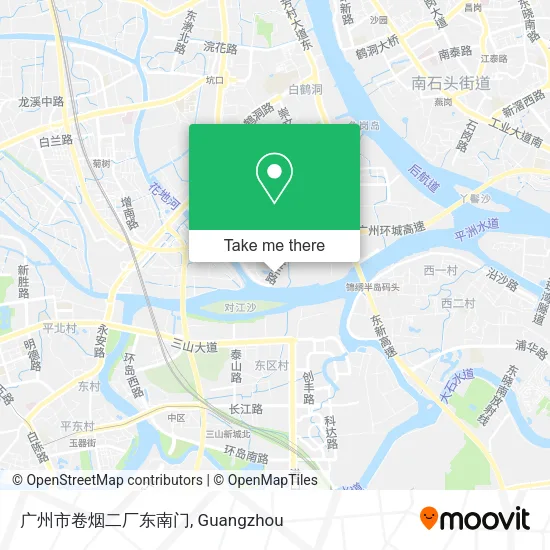 广州市卷烟二厂东南门 map