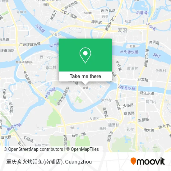重庆炭火烤活鱼(南浦店) map