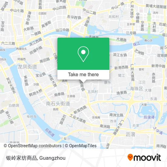 银岭家纺商品 map