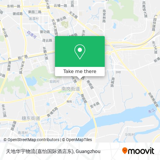 天地华宇物流(嘉怡国际酒店东) map