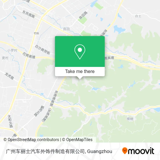 广州车丽士汽车外饰件制造有限公司 map