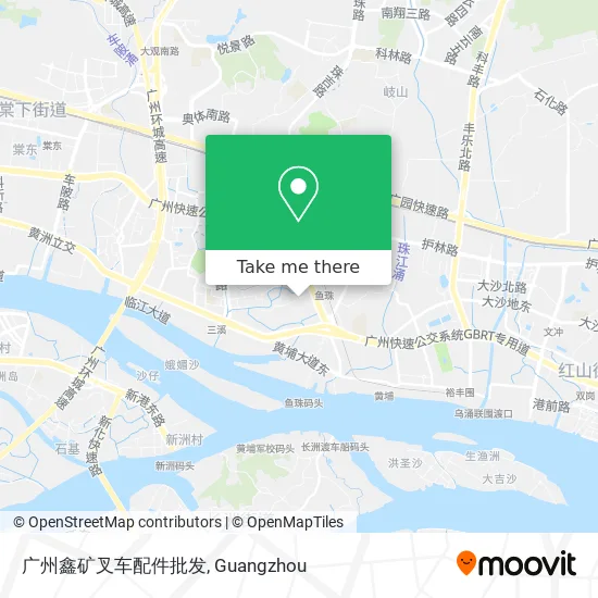 广州鑫矿叉车配件批发 map