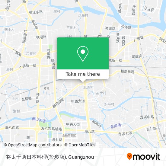 将太千两日本料理(盐步店) map
