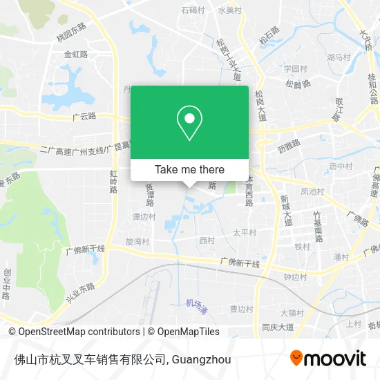 佛山市杭叉叉车销售有限公司 map