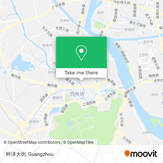 梓泽大街 map