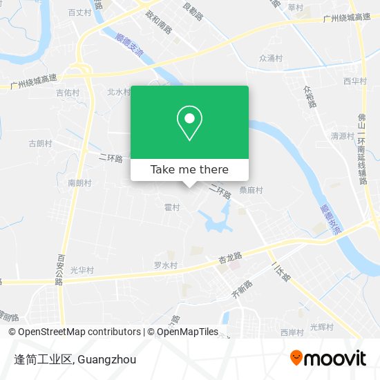 逢简工业区 map