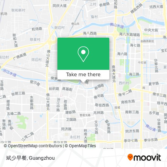 斌少早餐 map