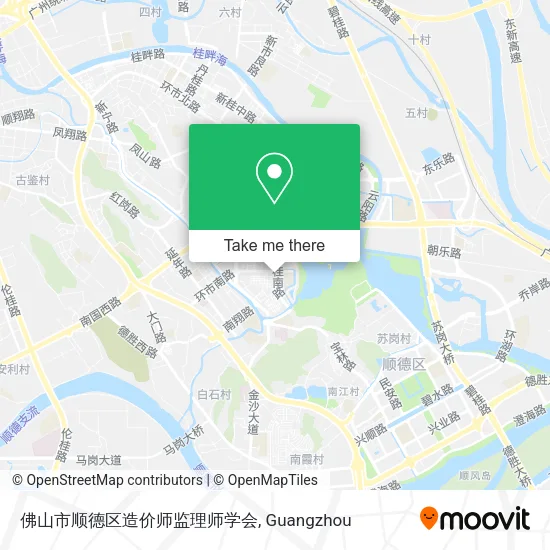佛山市顺德区造价师监理师学会 map