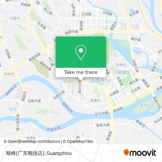 顺峰(广东顺德店) map