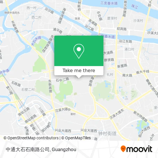 中通大石石南路公司 map