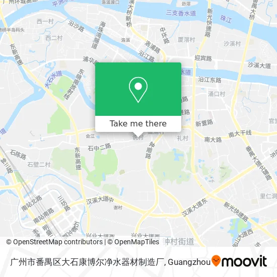 广州市番禺区大石康博尔净水器材制造厂 map