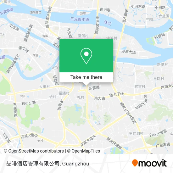 喆啡酒店管理有限公司 map