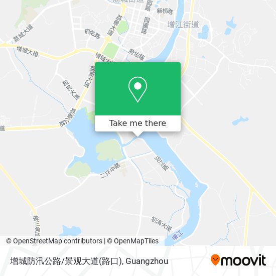 增城防汛公路/景观大道(路口) map