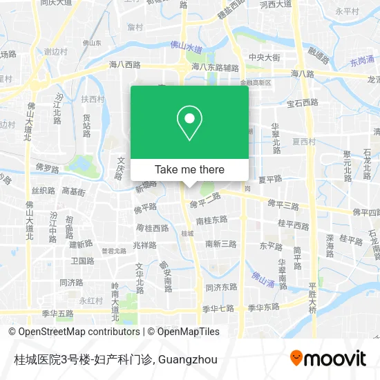 桂城医院3号楼-妇产科门诊 map
