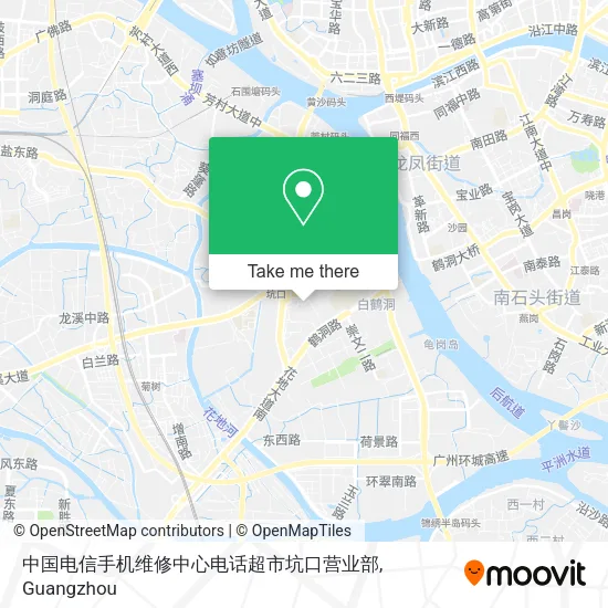 中国电信手机维修中心电话超市坑口营业部 map